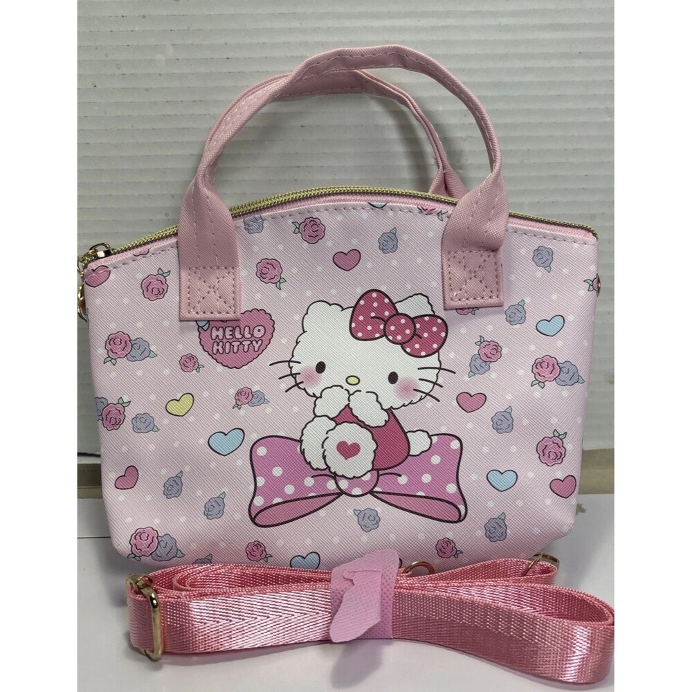 New Hello Kitty Cute Mini Purse, Soft PU Leather Handbag